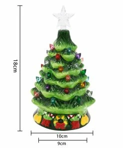 Joiedomi 7¡± Ceramic Christmas Tree With Candy Cane